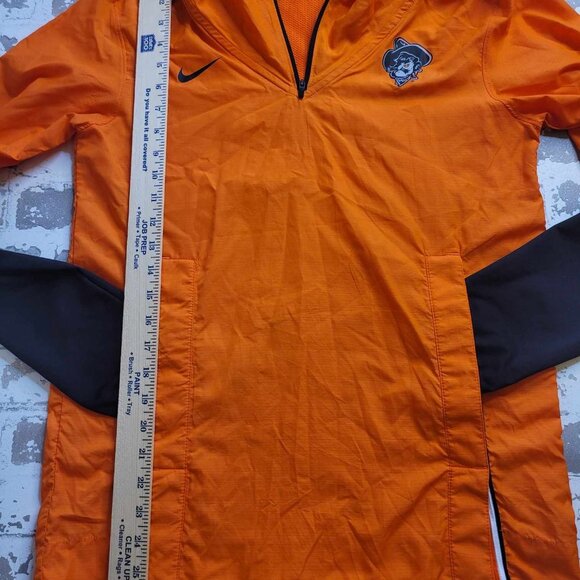 2257 Nike OSU On-Field Orange/Black Hooded Pullover Men's Size XS - Picture 6 of 7